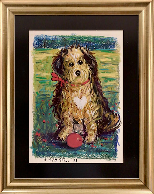 Kayhan Aybatlı imzalı tablo — Pastel Boya, 40×30 cm, 5.000 TL müzayede satışı