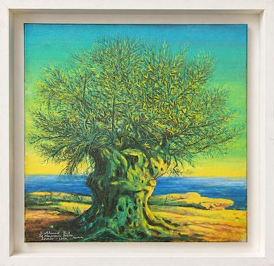 Selmani Baki imzalı tablo — Yağlı Boya, 30×30 cm, 5.500 TL müzayede satışı