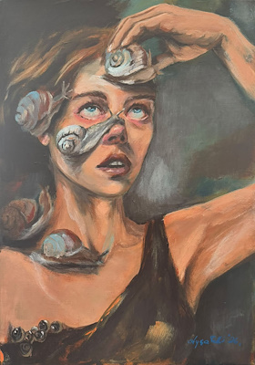 Ayça Telli imzalı tablo — Yağlı Boya, 50×35 cm, 4.000 TL müzayede satışı