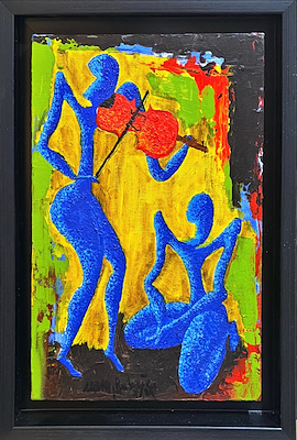 Meltem Babaoğlu imzalı tablo — Akrilik Boya, 35×23 cm, 2.750 TL müzayede satışı