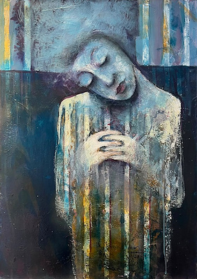 Aslan Ünsal imzalı tablo — Akrilik Boya, 70×50 cm, 5.000 TL müzayede satışı