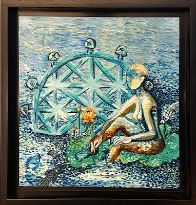Hilal Arslan imzalı tablo — Akrilik Boya, 30×30 cm, 6.000 TL müzayede satışı
