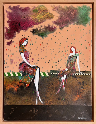 Emel Genç imzalı tablo — Akrilik Boya, 80×60 cm, 5.000 TL müzayede satışı