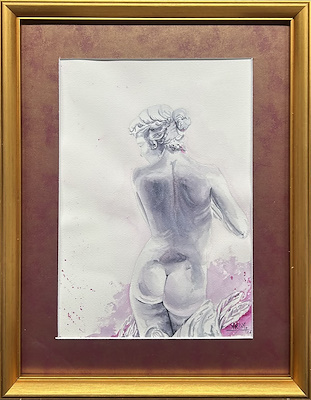 Arda Sırmalı imzalı tablo — Sulu Boya, 35×25 cm, 2.500 TL müzayede satışı