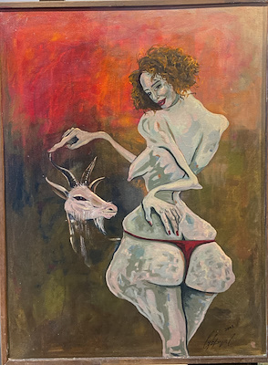 Leyla Görgel imzalı tablo — Yağlı Boya, 80×60 cm, 7.000 TL müzayede satışı