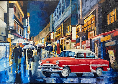 Mustafa Devran Tosun imzalı tablo — Yağlı Boya, 70×100 cm, 14.000 TL müzayede satışı