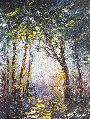 Arif Tarifci imzalı tablo — Yağlı Boya, 35×25 cm, 2.000 TL müzayede satışı