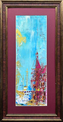 Özcan Allahverdi imzalı tablo — Yağlı Boya, 50×20 cm, 2.000 TL müzayede satışı