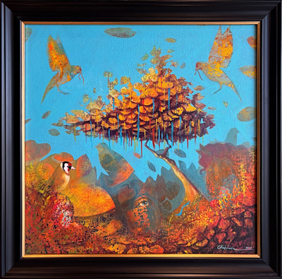 Abdulaziz Demir imzalı tablo — Akrilik Boya, 50×50 cm, 6.500 TL müzayede satışı