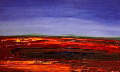 Barış Sarıbaş imzalı tablo — Yağlı Boya, 60×100 cm, 27.500 TL müzayede satışı