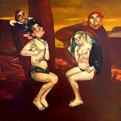 Alaettin Aksoy imzalı tablo — Yağlı Boya, 50×50 cm, 510.000 TL müzayede satışı