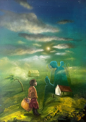 Oğuzhan Atatanır imzalı tablo — Yağlı Boya, 70×50 cm, 40.000 TL müzayede satışı