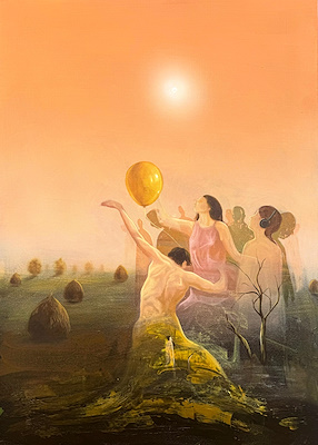 Oğuzhan Atatanır imzalı tablo — Yağlı Boya, 70×50 cm, 35.000 TL müzayede satışı