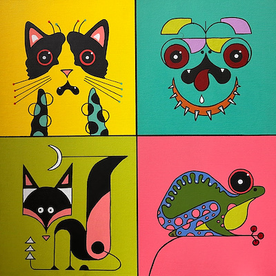 Burcu Assar imzalı tablo — Akrilik Boya, 50×50 cm, 9.000 TL müzayede satışı