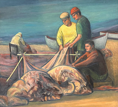 Sadettin Çulan imzalı tablo — Yağlı Boya, 70×75 cm, 25.000 TL müzayede satışı
