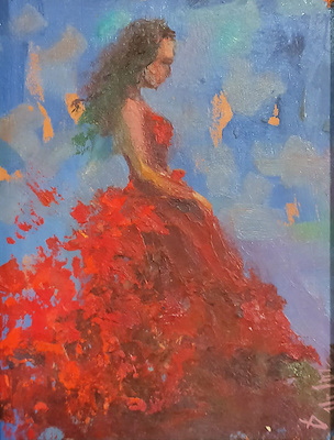 Alexsandr Uglov imzalı tablo — Yağlı Boya, 21×16 cm, 11.000 TL müzayede satışı