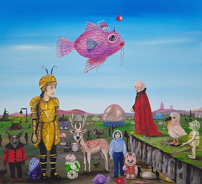 Neslihan Özgenç imzalı tablo — Yağlı Boya, 55×60 cm, 30.000 TL müzayede satışı