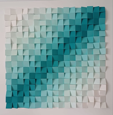 Elçi Erdiren imzalı tablo — Akrilik Boya, 100×100 cm, 30.000 TL müzayede satışı