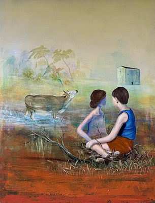 Oğuzhan Atatanır imzalı tablo — Yağlı Boya, 90×70 cm, 40.000 TL müzayede satışı