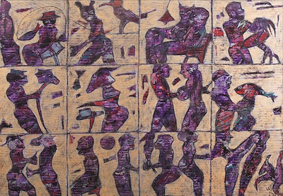 Barış Eren imzalı tablo — Yağlı Boya, 70×100 cm, 25.000 TL müzayede satışı