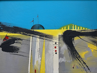 Zahit Büyükişleyen imzalı tablo — Yağlı Boya, 80×60 cm, 22.500 TL müzayede satışı
