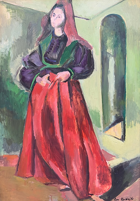 Eren Eyüboğlu imzalı tablo — Yağlı Boya, 100×70 cm, 640.000 TL müzayede satışı