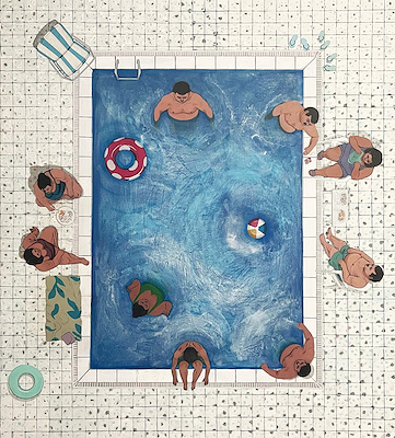 Ömer Faruk Erdoğan imzalı tablo — Akrilik Boya, 110×100 cm, 125.000 TL müzayede satışı