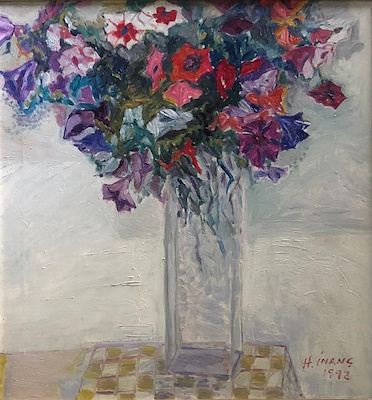 Hamza İnanç imzalı tablo — Yağlı Boya, 60×56 cm, 35.000 TL müzayede satışı