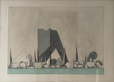 Fethi Kayaalp imzalı tablo — Baskı, 42×57 cm, 4.250 TL müzayede satışı