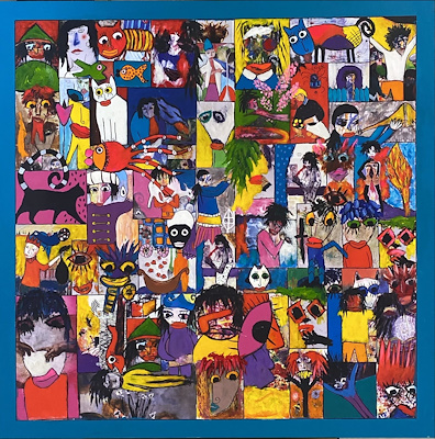 Tuncay Takmaz imzalı tablo — Karışık Teknik, 100×100 cm, 25.000 TL müzayede satışı