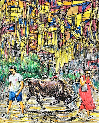 Rıza Kuruüzümcü imzalı tablo — Yağlı Boya, 50×40 cm, 20.000 TL müzayede satışı