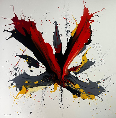 Tanju Demirci imzalı tablo — Yağlı Boya, 150×150 cm, 70.000 TL müzayede satışı