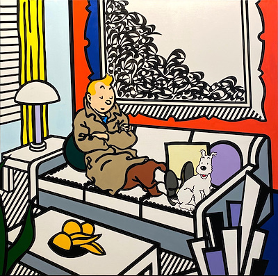 Hamid Tolouei Fard imzalı tablo — Akrilik Boya, 120×120 cm, 60.000 TL müzayede satışı