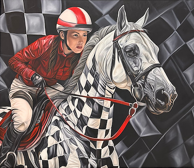 Emel Köleoğlu imzalı tablo — Yağlı Boya, 100×115 cm, 50.000 TL müzayede satışı