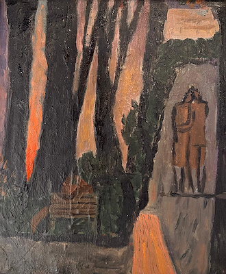 Dinçer Erimez imzalı tablo — Yağlı Boya, 40×32 cm, 15.000 TL müzayede satışı