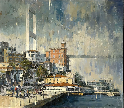 Osman Akça imzalı tablo — Yağlı Boya, 80×90 cm, 90.000 TL müzayede satışı