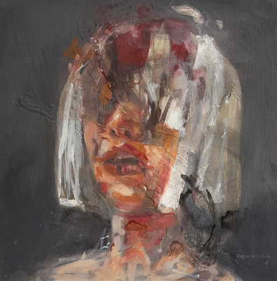 Zafer Malkoç imzalı tablo — Akrilik Boya, 40×40 cm, 27.500 TL müzayede satışı