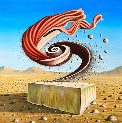 Erdal Arslan imzalı tablo — Yağlı Boya, 70×70 cm, 47.500 TL müzayede satışı