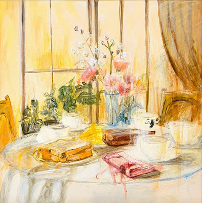 Bengü Bahar imzalı tablo — Akrilik Boya, 50×50 cm, 25.000 TL müzayede satışı
