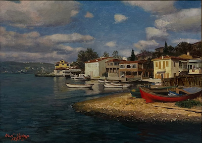 Nuri Yakupov imzalı tablo — Yağlı Boya, 50×70 cm, 22.000 TL müzayede satışı