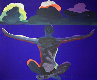 Mustafa Ata imzalı tablo — Yağlı Boya, 50×60 cm, 410.000 TL müzayede satışı