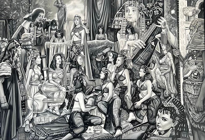 Sayat Uşaklıgil imzalı tablo — Yağlı Boya, 70×100 cm, 100.000 TL müzayede satışı