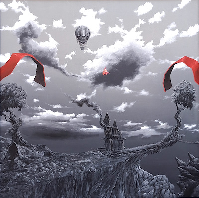 Serdar Akkılıç imzalı tablo — Yağlı Boya, 100×100 cm, 70.000 TL müzayede satışı