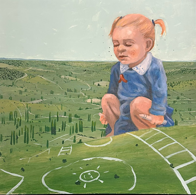 Fatih Sağlam imzalı tablo — Yağlı Boya, 30×30 cm, 15.000 TL müzayede satışı