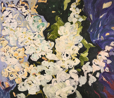 Emel Şahinkaya imzalı tablo — Yağlı Boya, 124×142 cm, 25.000 TL müzayede satışı