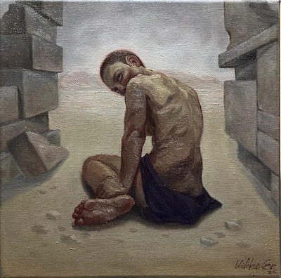 Vildan Er imzalı tablo — Yağlı Boya, 30×30 cm, 4.000 TL müzayede satışı