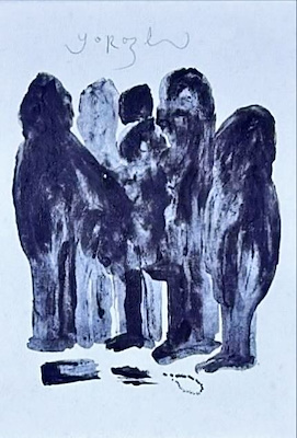 Şenol Yorozlu imzalı tablo — Sulu Boya, 21×15 cm, 19.000 TL müzayede satışı