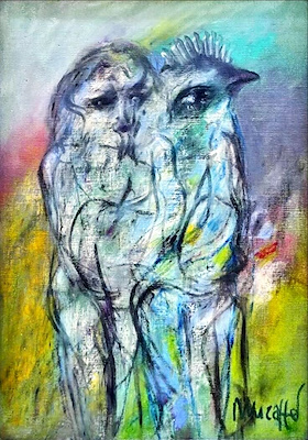Muzaffer Akyol imzalı tablo — Yağlı Boya, 46×35 cm, 42.500 TL müzayede satışı