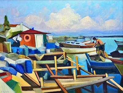 Ümmet Karaca imzalı tablo — Yağlı Boya, 90×120 cm, 70.000 TL müzayede satışı