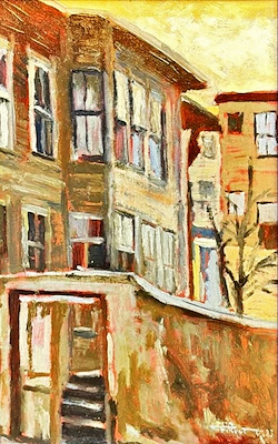 Fikret Kolverdi imzalı tablo — Yağlı Boya, 30×20 cm, 20.000 TL müzayede satışı